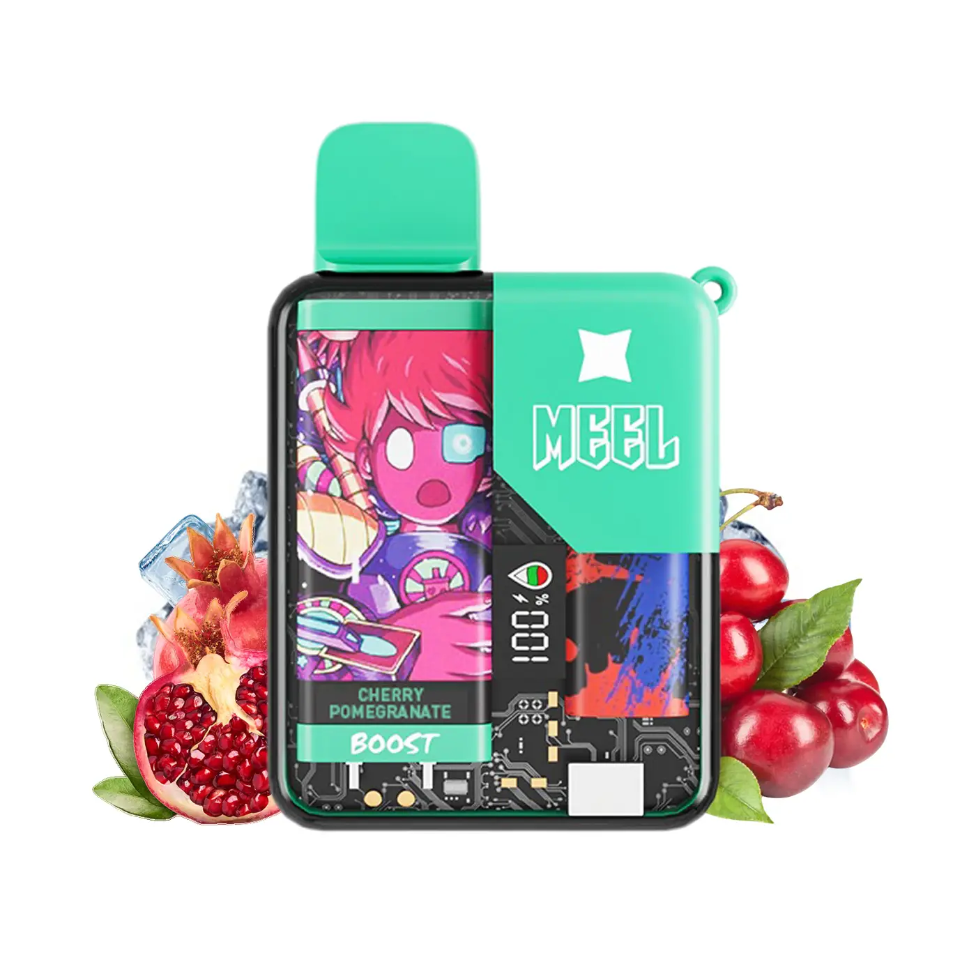 Meel Boost 10000 Puffs Cherry Pomegrnate